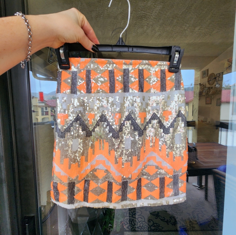 Sequin skirt